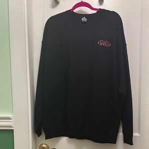 Razor Black Crewneck Sweater with USA Design